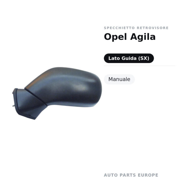 Außenspiegel Links Opel Agila – Manuell – Bild 2