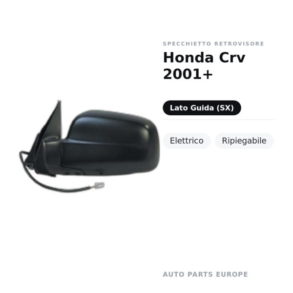 Außenspiegel Links Honda Crv 2001+ – Elektrisch, Klappbar – Bild 2