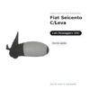 Specchietto Retrovisore Destro Fiat Seicento C/Leva – Verniciabile – foto 3