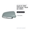 Calotta Specchietto Retrovisore Sinistro Audi A3 2003 3/5 Porte / Audi A4 2000+ – Verniciabile – foto 2