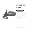 Specchietto Retrovisore Sinistro Audi A6 99> 2004+ – Elettrico, Riscaldato, Memoria, Asferico, Verniciabile – foto 2