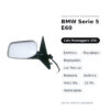 Specchietto Retrovisore Destro BMW Serie 5 E60 – Elettrico, Riscaldato, Ripiegabile, con Freccia, Memoria, Asferico, Vetro