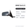 Außenspiegel Rechts BMW Serie 6 – Elektrisch, Beheizt, mit Blinker, Speicher, Asphärisch, 9 Pin, Lackierbar – Bild 2