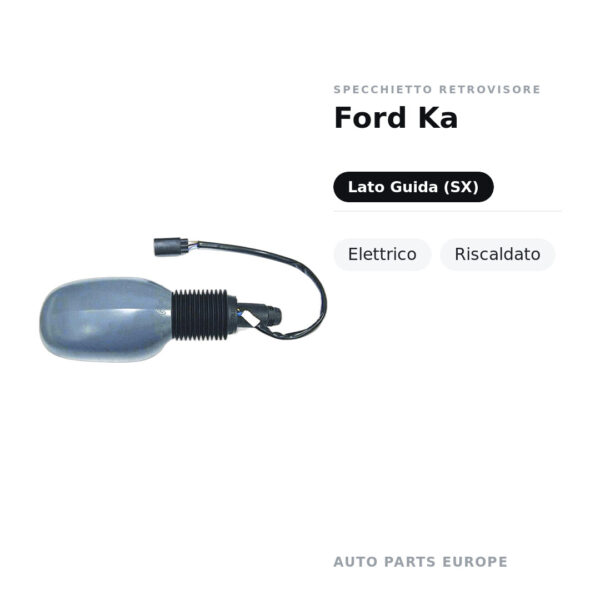 Außenspiegel Links Ford Ka – Elektrisch, Beheizt – Bild 2
