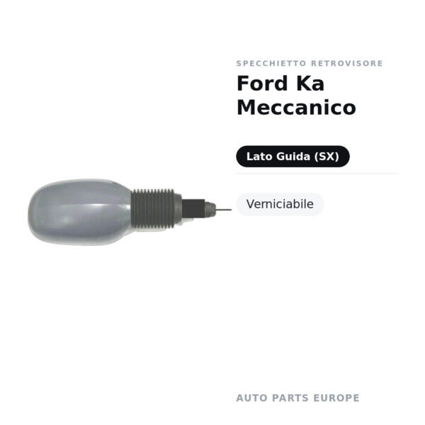 Außenspiegel Links Ford Ka Mechanisch – Lackierbar – Bild 2