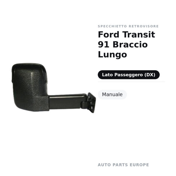 Außenspiegel Rechts Ford Transit 91 Langer Radstand – Manuell – Bild 2