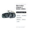 Specchietto Retrovisore Destro Mercedes Classe C W203 2004+ – Elettrico, Riscaldato, Ripiegabile, Memoria, Asferico, 15 Pin