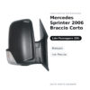 Specchietto Retrovisore Destro Mercedes Sprinter 2006 Braccio Corto – Manuale, con Freccia – foto 2