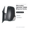 Außenspiegel Links Mercedes Sprinter 2006 Kurzer Arm – Manuell, mit Blinker – Bild 2