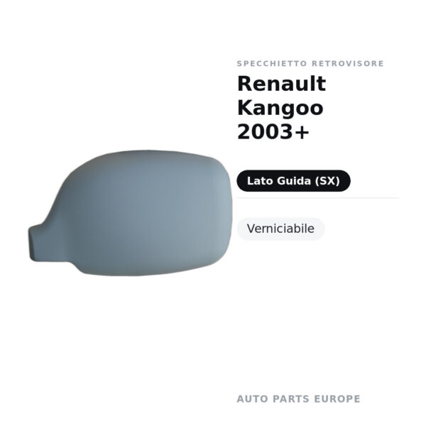Außenspiegel Links Renault Kangoo 2003+ – Lackierbar – Bild 2