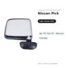 Specchietto Retrovisore Sinistro Nissan Pick-Up 720 D22 97 – Manuale, Cromato – foto 2
