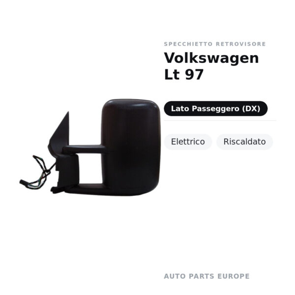 Specchietto Retrovisore Destro Volkswagen Lt 97 – Elettrico, Riscaldato – foto 2
