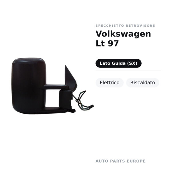 Specchietto Retrovisore Sinistro Volkswagen Lt 97 – Elettrico, Riscaldato – foto 2