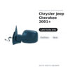 Specchietto Retrovisore Sinistro Chrysler Jeep Cherokee 2001+ – Elettrico, Nero – foto 3