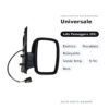 Specchietto Retrovisore Destro Universale – Elettrico, Riscaldato, Ripiegabile, Sonda Temp., 9 Pin, Nero – foto 2