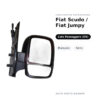Specchietto Retrovisore Destro Fiat Scudo / Fiat Jumpy – Manuale, Nero – foto 2