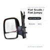 Außenspiegel Links Fiat Scudo / Fiat Jumpy – Manuell, Schwarz – Bild 2
