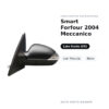 Specchietto Retrovisore Sinistro Smart Forfour 2004 Meccanico – con Freccia, Nero – foto 2