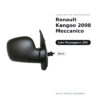 Specchietto Retrovisore Destro Renault Kangoo 2008 Meccanico – Nero – foto 2