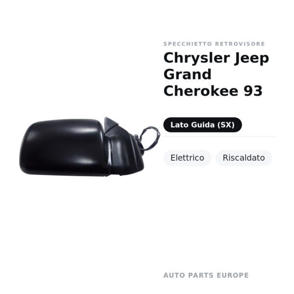 Außenspiegel Links Chrysler Jeep Grand Cherokee 93 – Elektrisch, Beheizt – Bild 2