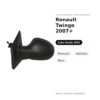 Specchietto Retrovisore Sinistro Renault Twingo 2007+ – Manuale, Asferico, Nero – foto 2