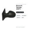 Specchietto Retrovisore Sinistro Renault Twingo 2007+ – Elettrico, Riscaldato, Asferico, Nero – foto 2