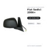 Specchietto Retrovisore Sinistro Fiat Sedici 2006+ – Elettrico, Nero – foto 2