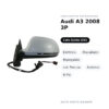 Specchietto Retrovisore Sinistro Audi A3 2008 3P – Elettrico, Riscaldato, Ripiegabile, con Freccia, Asferico, 8 Pin – foto 2