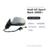 Specchietto Retrovisore Sinistro Audi A3 Sport Back 2008+ – Elettrico, Ripiegabile, con Freccia, Asferico, 10 Pin – foto 2