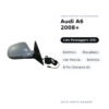 Specchietto Retrovisore Destro Audi A6 2008+ – Elettrico, Riscaldato, con Freccia, Asferico, 8 Pin (Variante A) – foto 2