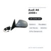 Specchietto Retrovisore Sinistro Audi A6 2008+ – Elettrico, Riscaldato, con Freccia, Asferico, 8 Pin (Variante A) – foto 2