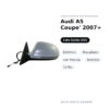 Specchietto Retrovisore Sinistro Audi A5 Coupe’ 2007+ – Elettrico, Riscaldato, con Freccia, Asferico, 10 Pin – foto 2