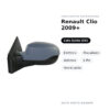 Außenspiegel Links Renault Clio 2009+ – Elektrisch, Beheizt, Asphärisch, 5 Pin, Lackierbar – Bild 2