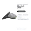 Specchietto Retrovisore Sinistro Mazda 3 2009+ – Elettrico, Riscaldato, Asferico, Verniciabile (Variante D) – foto 2