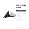 Specchietto Retrovisore Destro Lancia Delta 2008+ – Elettrico, Riscaldato, Ripiegabile, Sonda Temp., Verniciabile – foto 2