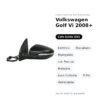 Außenspiegel Links Volkswagen Golf VI 2008+ – Elektrisch, Beheizt, Klappbar, mit Blinker, Memory, Innenleuchte, 9-polig
