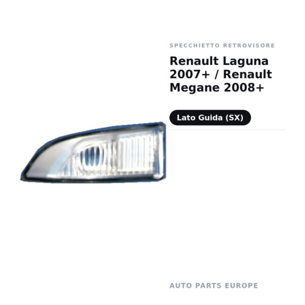 Außenspiegel Links Renault Laguna 2007+ / Renault Megane 2008+ – Bild 2