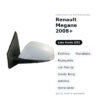 Außenspiegel Links Renault Megane 2008+ – Elektrisch, Beheizt, Klappbar, mit Blinker, Temperatursensor, Asphärisch