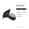 Außenspiegel Rechts Citroën C2 – Elektrisch, Beheizt, Temperatursensor, Lackierbar – Bild 2