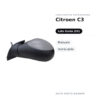 Außenspiegel Links Citroen C3 – Manuell, Lackierbar – Bild 2