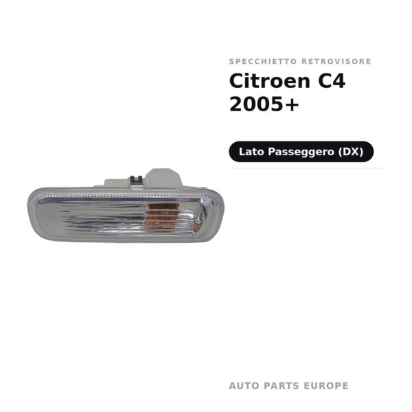 Außenspiegel Rechts Citroen C4 2005+ – Bild 2