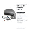 Specchietto Retrovisore Sinistro Citroen C4 Picasso 2007+ – Elettrico, Riscaldato, con Freccia, Luce Cortesia, 8 Pin