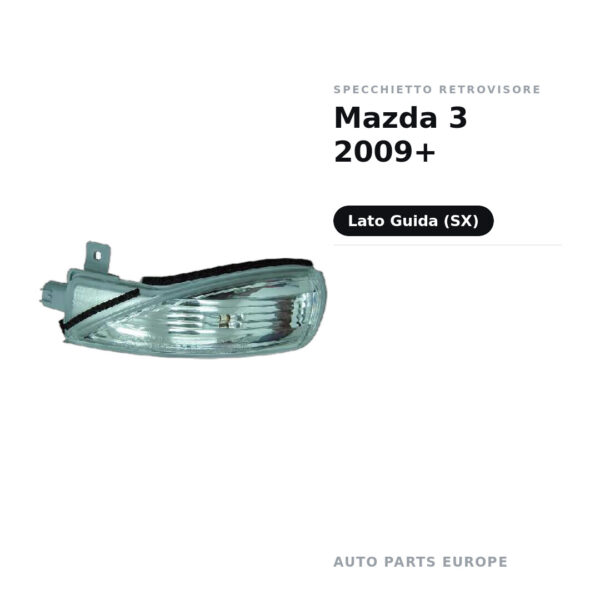 Specchietto Retrovisore Sinistro Mazda 3 2009+ – foto 2