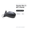 Specchietto Retrovisore Sinistro Toyota Rav 4 95 2 Porte – Elettrico, Nero – foto 2