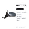 Specchietto Retrovisore Sinistro BMW Serie 6 – Elettrico, Riscaldato, Ripiegabile, con Freccia, Memoria, Asferico, 12 Pin
