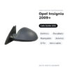 Specchietto Retrovisore Sinistro Opel Insignia 2009+ – Elettrico, Riscaldato, Ripiegabile, Asferico, 9 Pin, Verniciabile