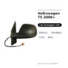 Specchietto Retrovisore Destro Volkswagen T5 2009+ – Elettrico, Riscaldato, 5 Pin, Nero – foto 2