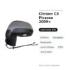 Außenspiegel Links Citroen C3 Picasso 2009+ – Elektrisch, Beheizt, Klappbar, Spiegellicht, 9-polig, Lackierbar – Bild 2