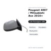 Außenspiegel Rechts Peugeot 4007 / Mitsubishi Asx 2010+ – Elektrisch, Beheizt, Klappbar, Lackierbar – Bild 2