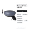 Specchietto Retrovisore Destro Renault Clio 2016+ – Elettrico, Riscaldato, Ripiegabile, con Freccia, Sonda Temp., 11 Pin